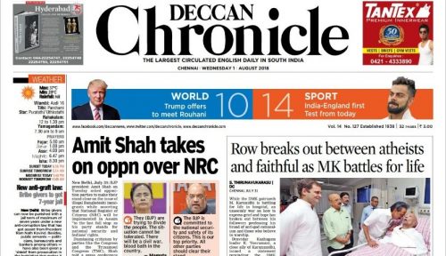 Deccan Chronicle Newspaper