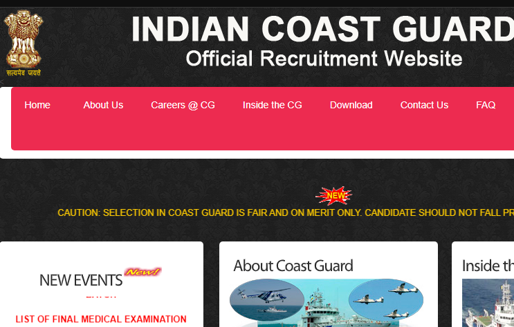 Indian Coast Guard Navik (GD) Recruitment 2020