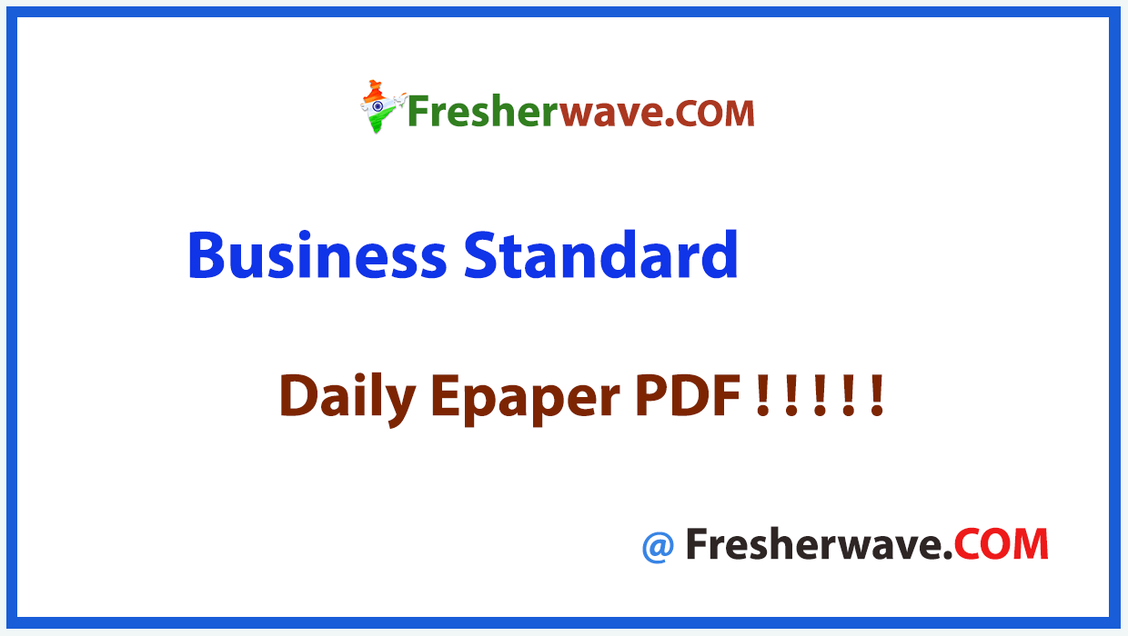 standard newspaper pdf download