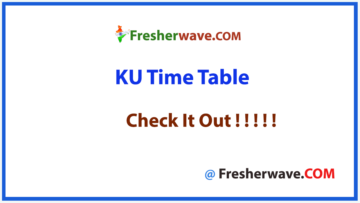 KU Time Table
