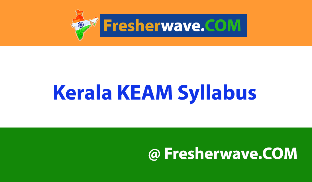 Kerala KEAM Syllabus