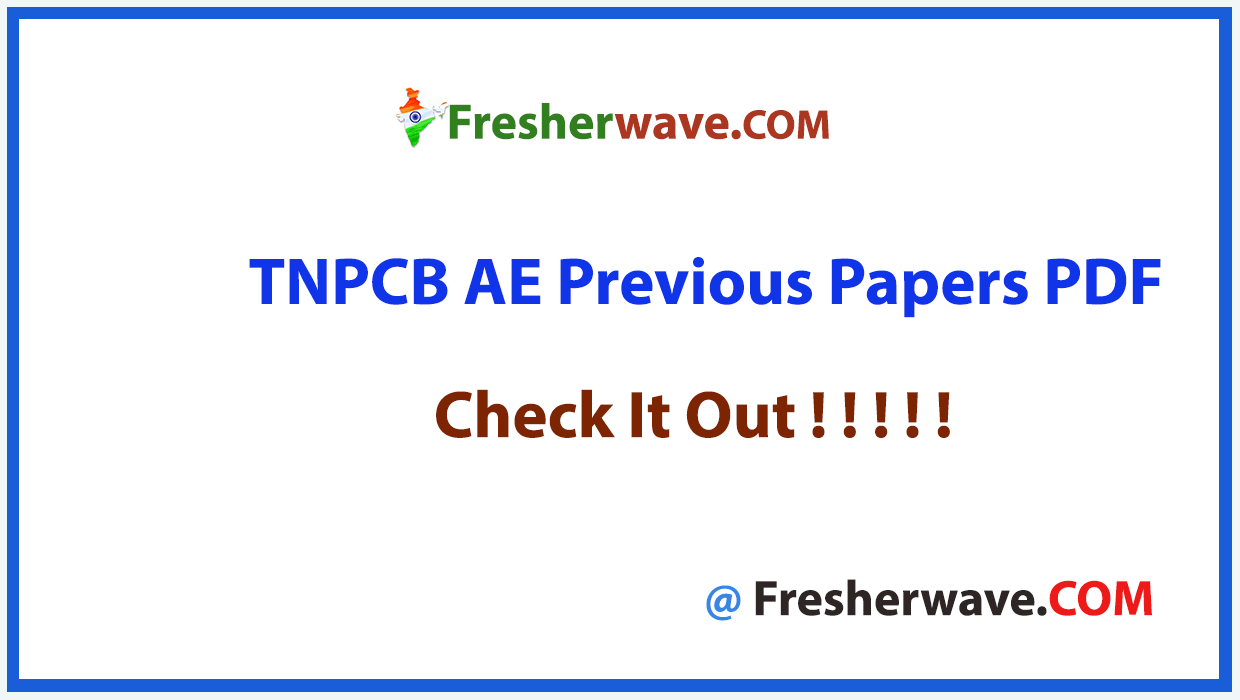 TNPCB AE Previous Papers PDF