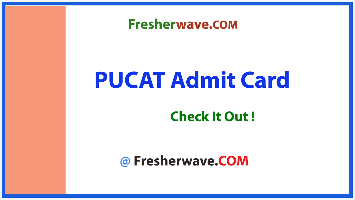 Up PUCAT Admit Card