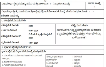 CEO Voter List in Karnataka