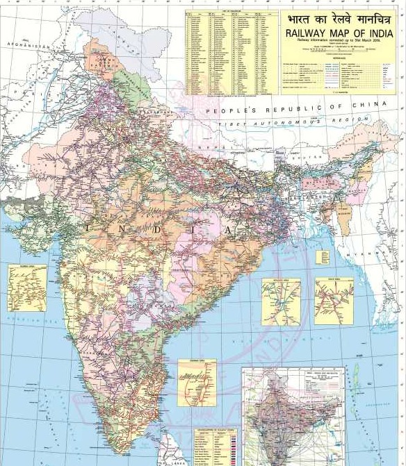 Indian Railway Map